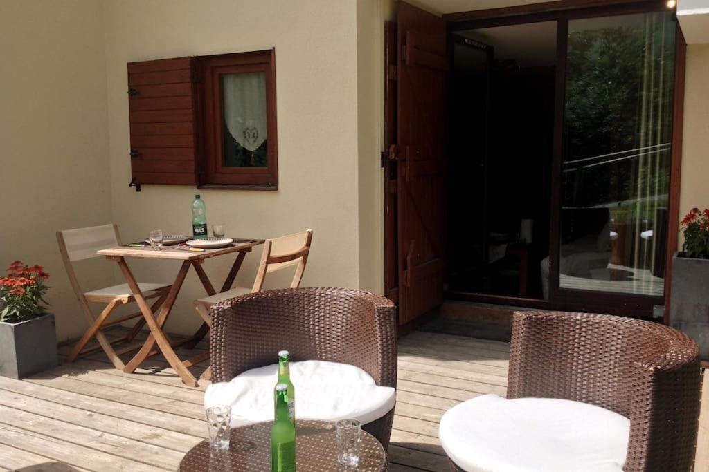 Appartement La Clusaz Avec Terrasse Sur Les Pistes De Ski 마니고 외부 사진