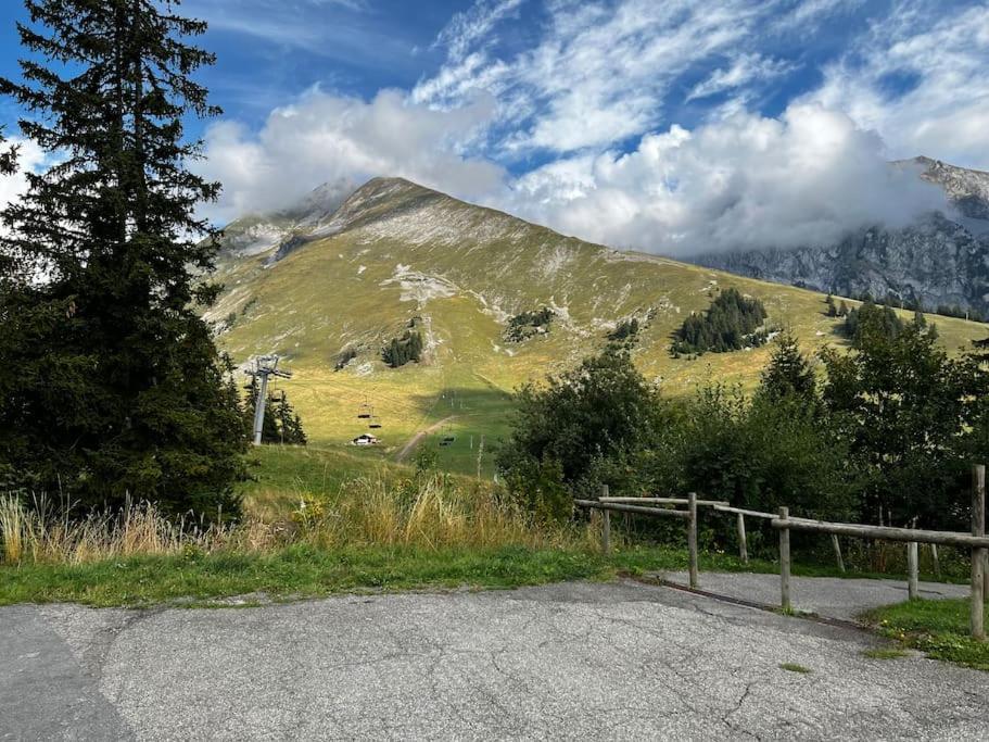 Appartement La Clusaz Avec Terrasse Sur Les Pistes De Ski 마니고 외부 사진