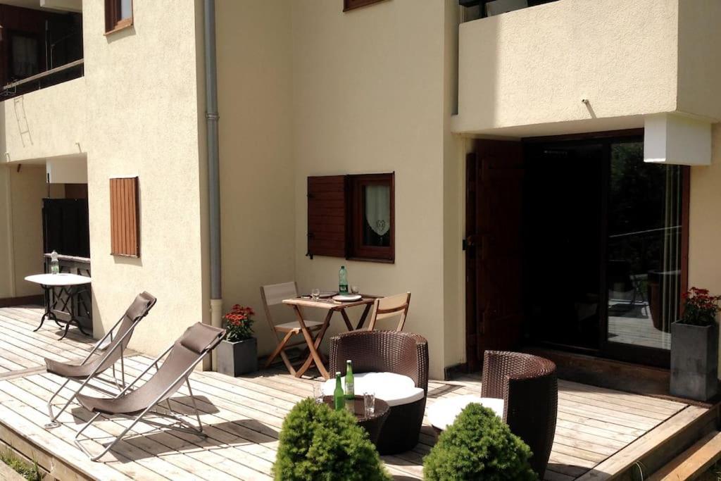 Appartement La Clusaz Avec Terrasse Sur Les Pistes De Ski 마니고 외부 사진