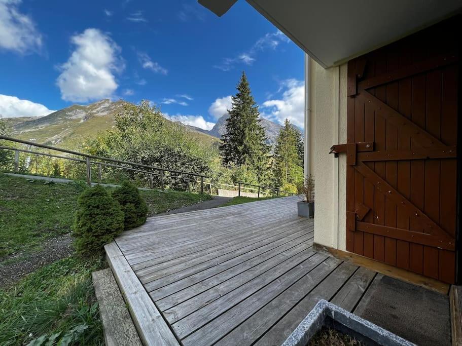 Appartement La Clusaz Avec Terrasse Sur Les Pistes De Ski 마니고 외부 사진