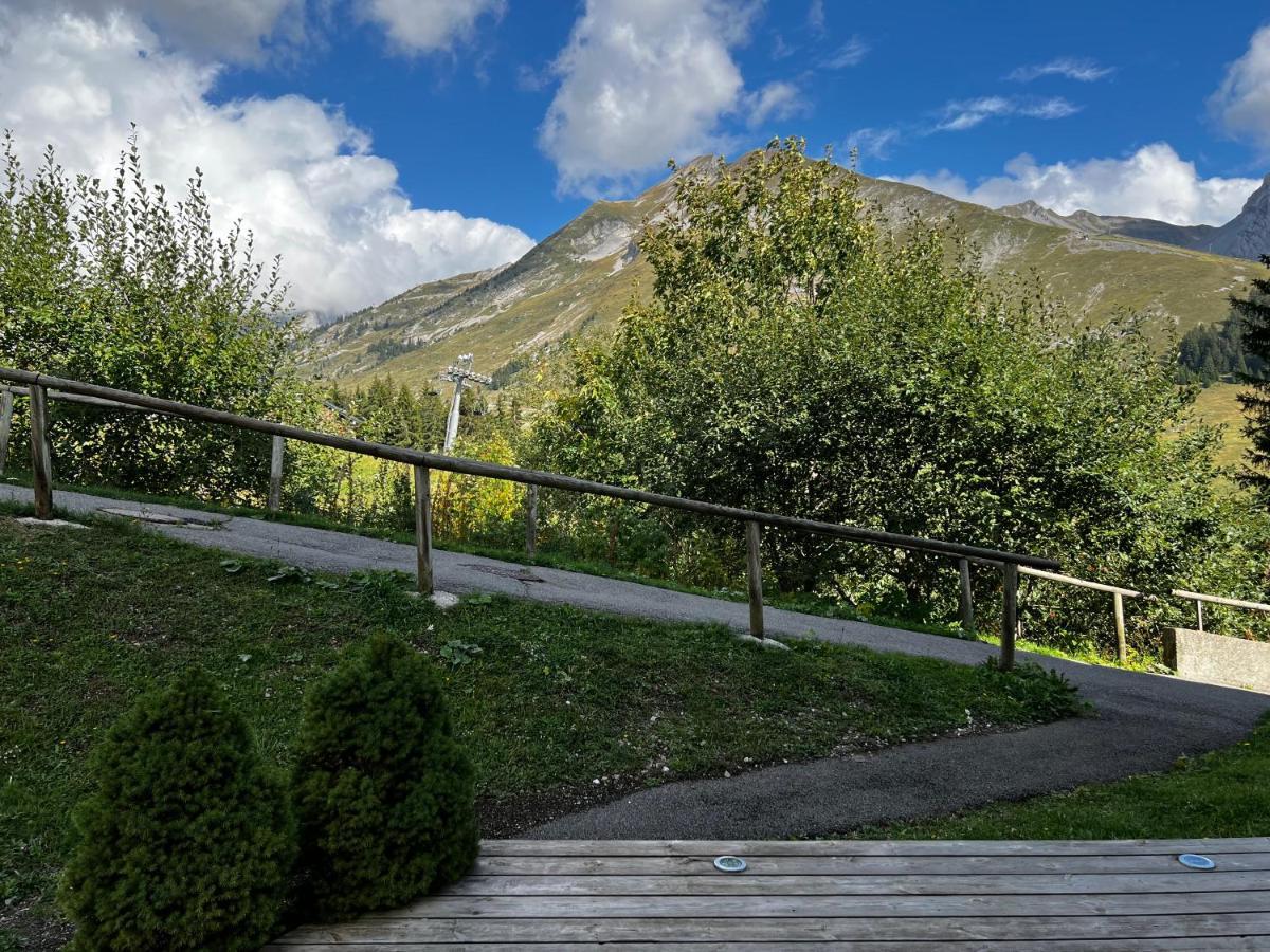 Appartement La Clusaz Avec Terrasse Sur Les Pistes De Ski 마니고 외부 사진